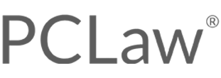 PCLaw logo – legal practice management and accounting software for law firms.